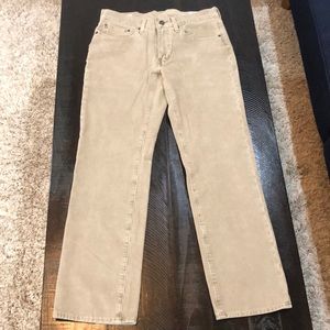 Tan corduroy 514 Levi 31/30
